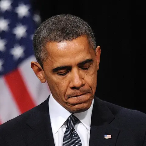 Sad Barack Obama